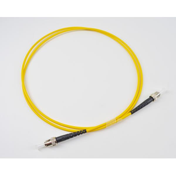 ST/ST Fiber Optic Patch Cord Simplex 3.0mm SM/MM/OM3/OM4/OM5 With PVC / LSZH Jacket