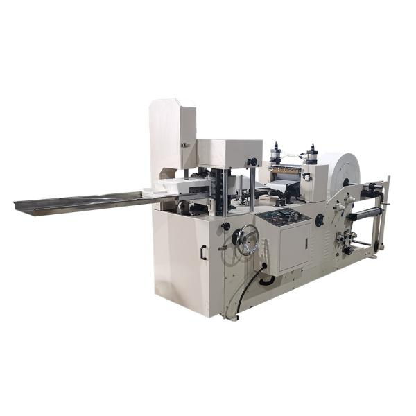 Quality 200m/Min Square Table Napkin Tissue Paper Making Machine 1/4 Fold for sale