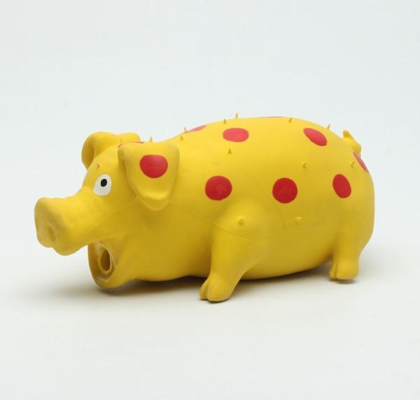 Quality Non toxic pet toy eco-friendly Squeaky Pig Latex Toy with PP Cotton Stuffing for sale