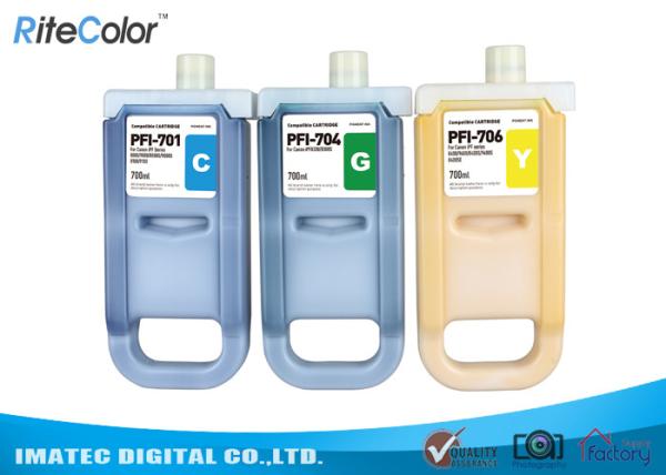 Quality Wide Format Inks 700ML Canon Ipf9400 Plotter Premium Pigment Ink Tank for sale
