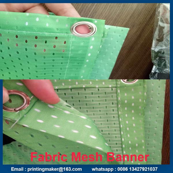 Quality Polyester Mesh Fabric Banner Printing for sale
