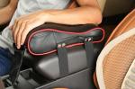 PU Leather Organizer Memory foam Car Armrest Cushion