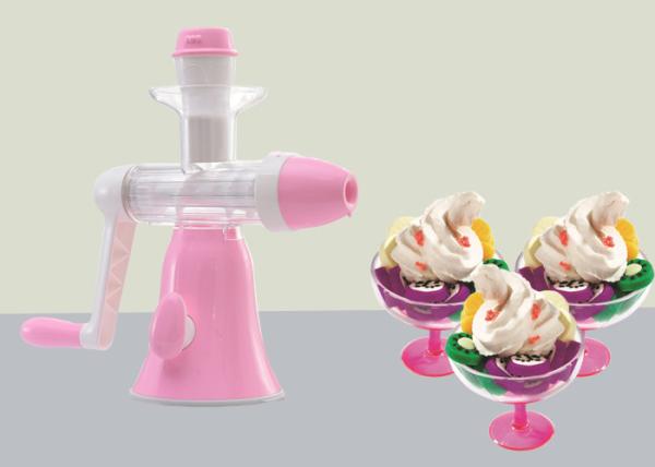 Quality Continues Hand Ice Cream Maker High Performance Crank Juice Making Machine Mini Size for sale