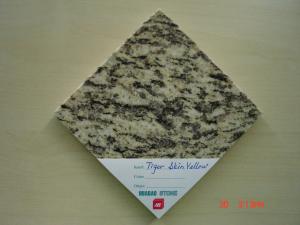 Tiger Skin Yellow Granite Stone Slab Tiles Tops Stairs Steps Flooring Wall