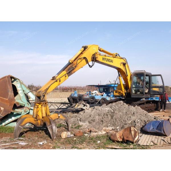 Orange Peel Hydraulic Scrap Grab For Excavator Rotating Excavator