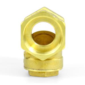 Buy cheap DN32 DN15 Metal Connector Brass Horizontal Non Return Swing Check Valve product