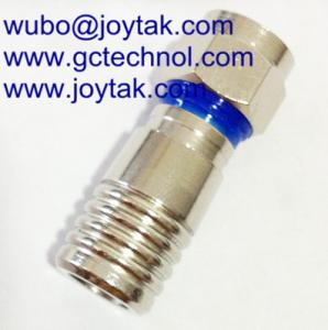 Buy cheap F compression connector coaxial compression connector for RG6 coaxial cable product