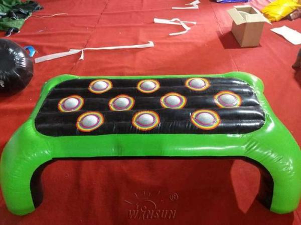 Quality Interactive Inflatable Sports Games Customized Color 0.55mm Pvc Tarpaulin Material for sale