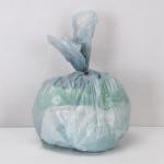 Offset Printing Surface Handling LDPE Plastic Trash Bag on Roll for Beige