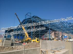 Mine Industry PEB Structural Steel Fabrications Pipe Truss Structure