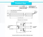 3Vrms Power Supply UNIVO UHRBY Distance Measuring Sensor for Linear Displacement