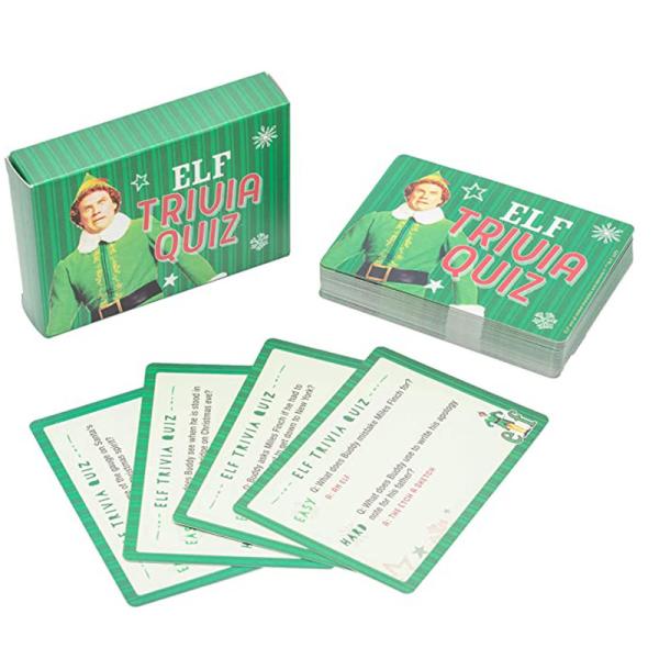 Quality Buddy The Elf Trivia Quiz Game Card Printing CMYK 4C for sale
