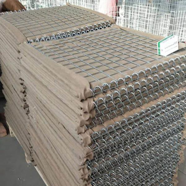2x0.2x2m Galvanized 6mm Dia Welded Mesh Gabion Fence Wall