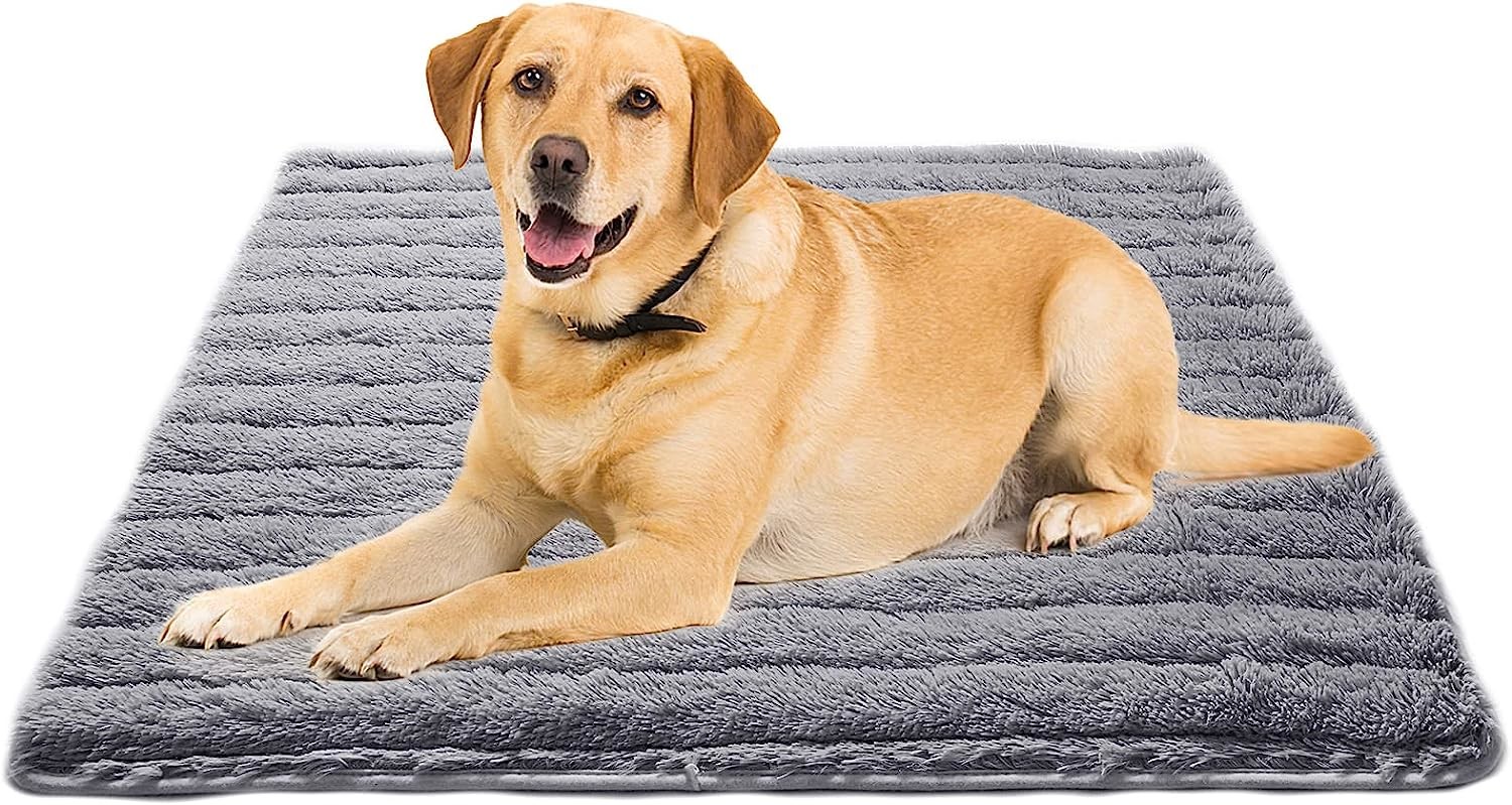 Self Warming Dog Bed Mat, Soft Plush Pet Sleeping Pad for Dog Cats, Winter Pet Blanket for Dog Bed, Couch, Sofa, Car