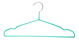 Strong And Durable Notched Shoulders Compact Chrome Wire Hangers
