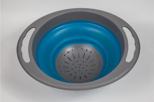 Quality FBAB3084 for wholesales collapsible colander with easy grip handle for sale