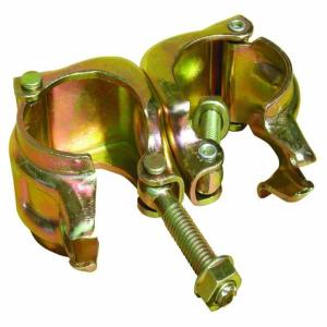 China Forged Swivel Coupler Scaffolding Double Coupler Galvanized EN74 Drop Forged 48.3×48.3MM on sale
