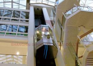 Buy cheap 800kg High Speed Elevator Full Glass Sightseeing Panoramic Elevator product