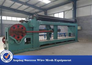 Buy cheap 80x100mm Gabion Wire Mesh Weaving Machine Adopts PLC Automatic Control product