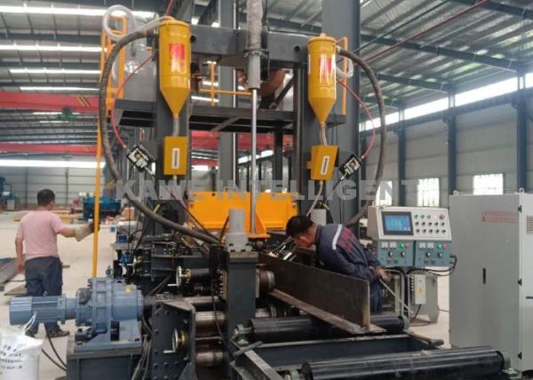 Quality 800mm/Min H Beam Assembly Machine 200mm Height Automatic Welder for sale