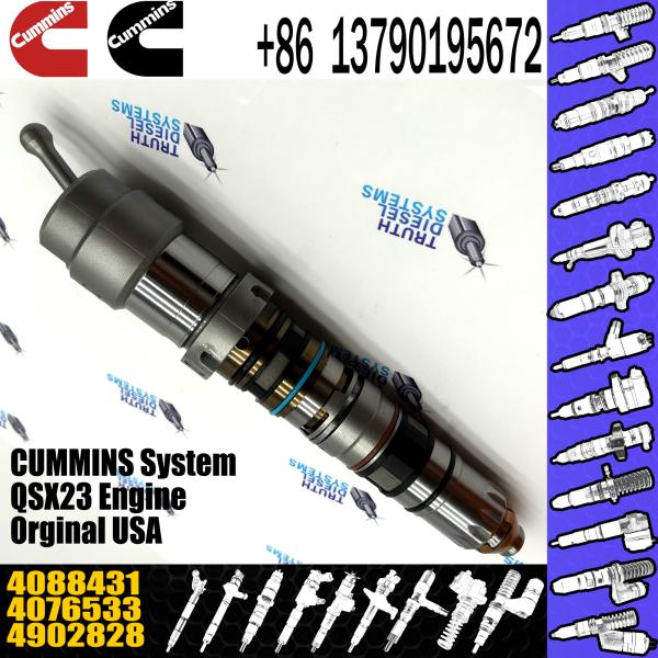 4088431 Genuine Diesel Engine Common Rail QSX15 Fuel Injector 4076533 4902827 4062090 4077076