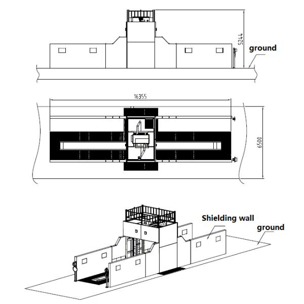 3m * 3m Tunnel Security X Ray Inspection System For Vehicle , Truck , Vans Check