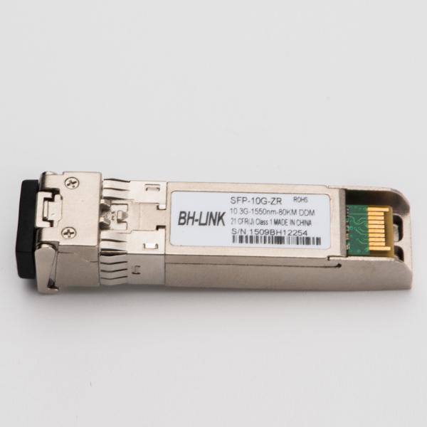 Quality 80KM 10G 1550nm SFP+ Optical Module Compatible With Huawei H3C Cisco SFP+10G-ZR for sale
