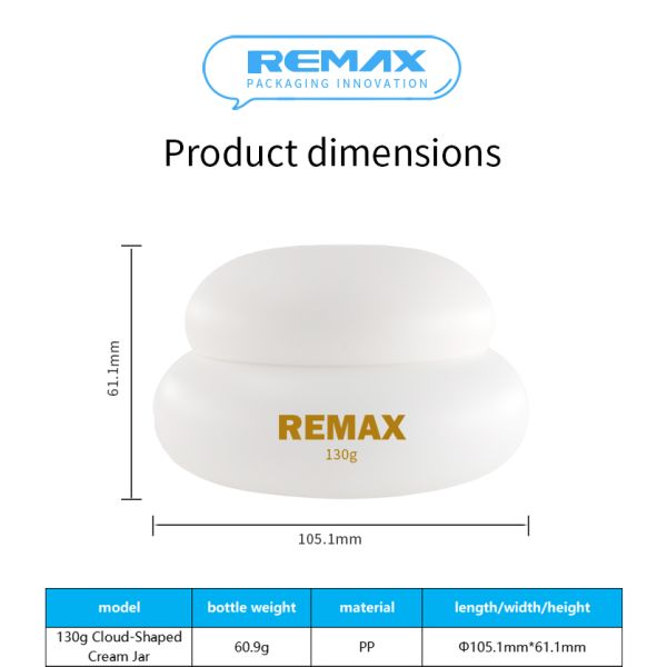 130g Cloud-Shaped Cream Jar