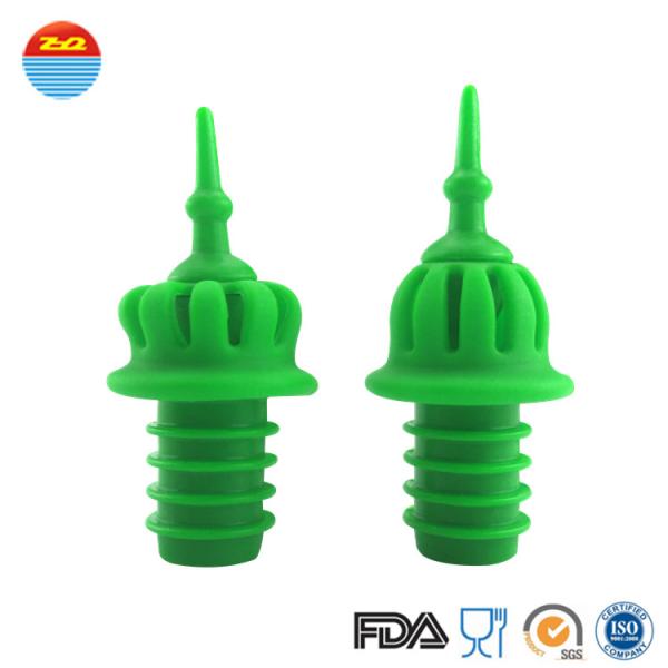 Quality Reusable Novelty Custom Wholesale Fantastic Design Decorative Reusable Silicone Wine Bottle Corks Stoppers Plug For Wine for sale