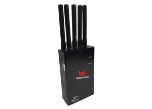 Effective Hand held  Portable Signal Jammer Wi Fi 2G 3G 4G With Five Antennas