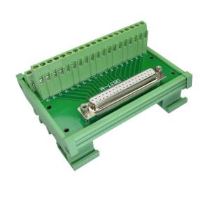 Buy cheap DB37 D Sub 37 Pin Sing End Connectors Terminal Block Breakout Board product