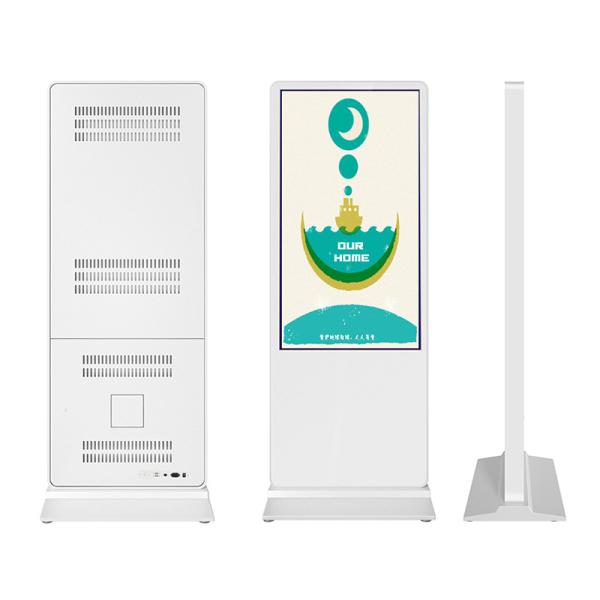 Quality Best price 43 49 55 65  inch floor standing advertising digital signage display player for sale