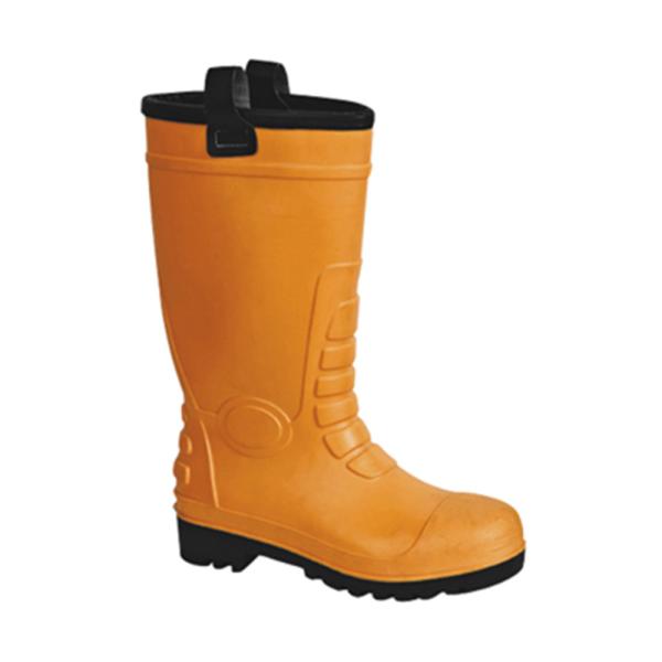 Quality Waterproof Midsole Material PVC Steel Toe Safety Rain Boots for Customized Needs for sale