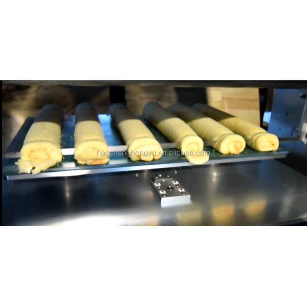 Food Beverage Sponge Cake Slicer Machine Automatic Cutter OEM