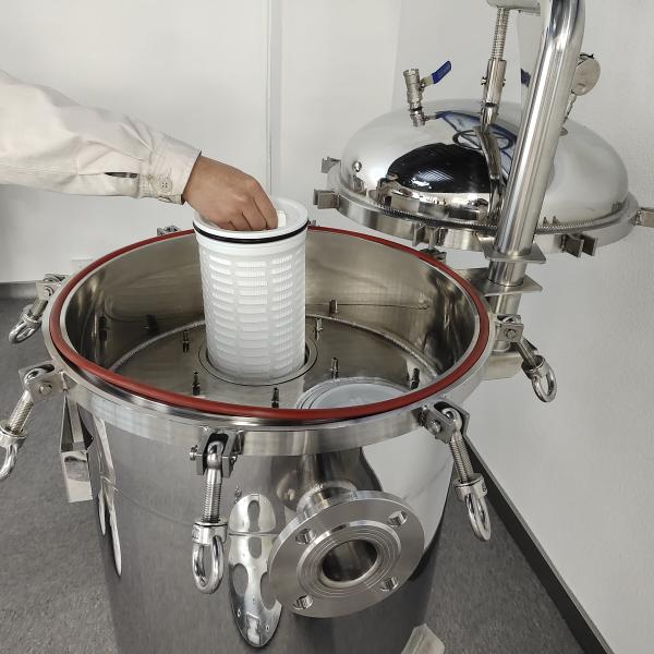 Quick Changout PP 10um High Flow Pleated Filter Size 2 60 Inch Cartridge Filter For RO Energy