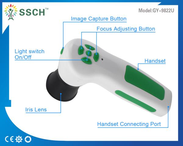 Quality Latest Digital Iris Analysis Digital Usb Camera Alu Case High Resolusion for sale