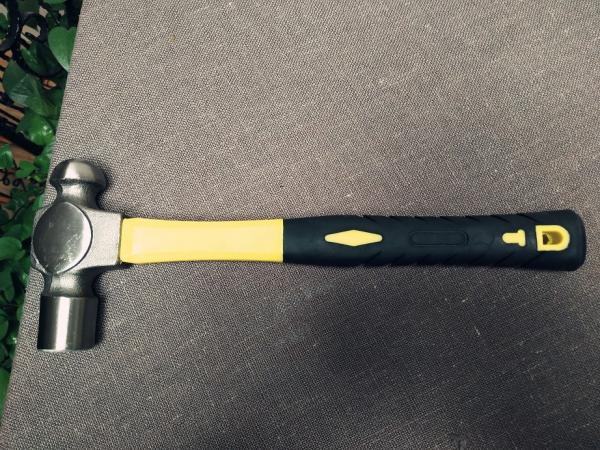 Quality Ball Hammer/Ball pein hammer(XL-0051) with TPR Handle and polishing surface for sale