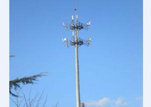 Buy cheap High Wind Speed Monopole Telecom Tower CE AWS SGS Certificated product
