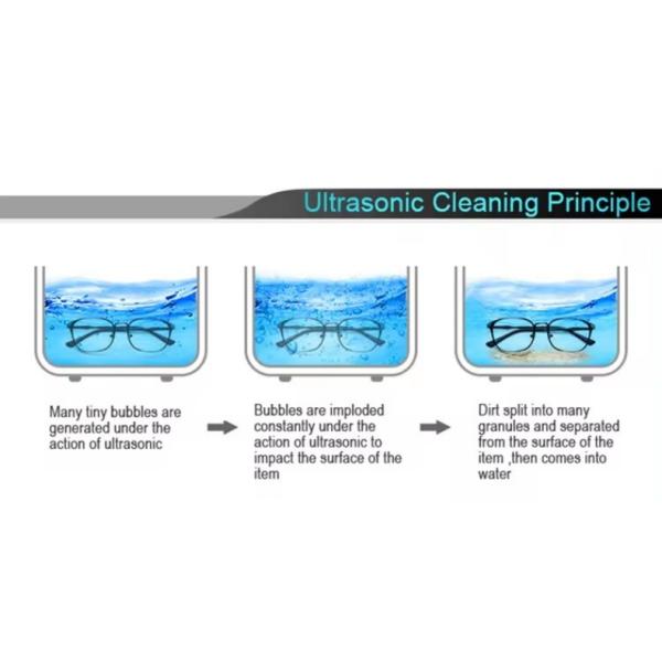 2.5L Dental Ultrasonic Cleaner Multi Purpose Cleaning Function Digital Ultrasonic Cleaner