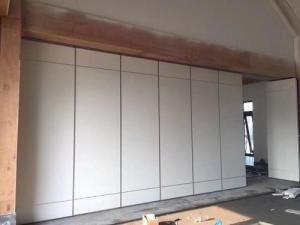 China Conference Rooom Sliding Partition Walls Sound Proof Materials No Need Floor Track on sale