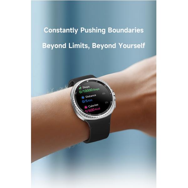 Classic Smart Watch 8 46mm 1.43inch AMOLED Screen Wireless Charging Sports Smartwatch For Men Women IP68 Waterproof