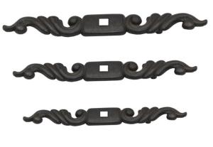 Black Antique Furniture Pulls Ornament Cabinet Handle Decorative Hardware