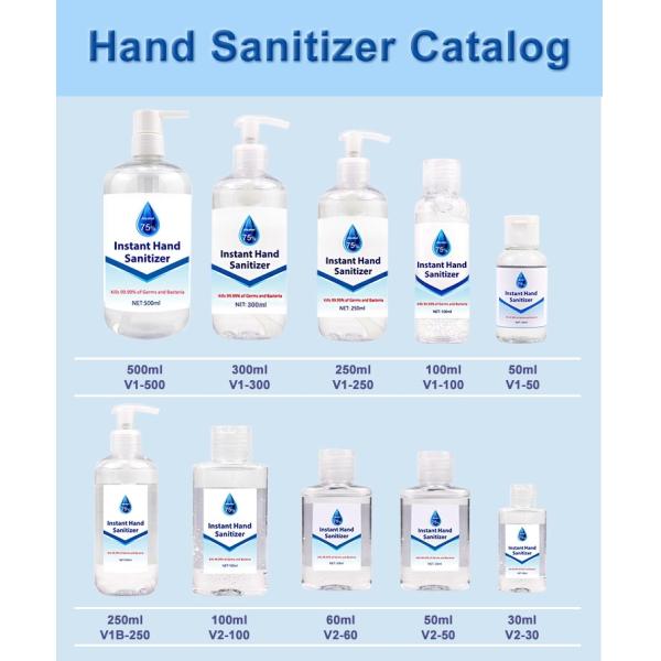 Durable Pocket Antibacterial Hand Gel , Transparent Waterless Hand Sanitiser