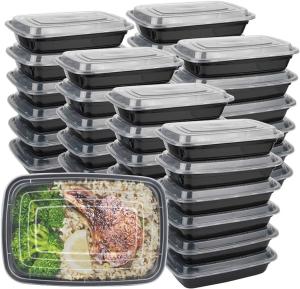 500ml PP Food Storage Container With Lid Freezer Microwave Safe