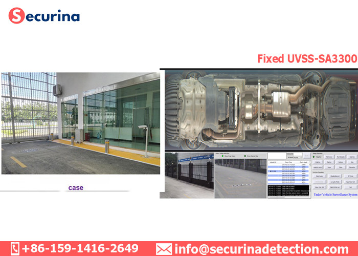 IP68 ALPR UVIS Under Vehicle Inspection System RS485 For Car Bomb Searching