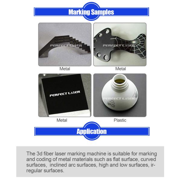 Mini Small Laser Marking Machine 3D Dynamic Focus For Flat Curved Inclined Arc Surface