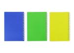 Custom double Spiral Bound Printing Service plastic Hard Cover