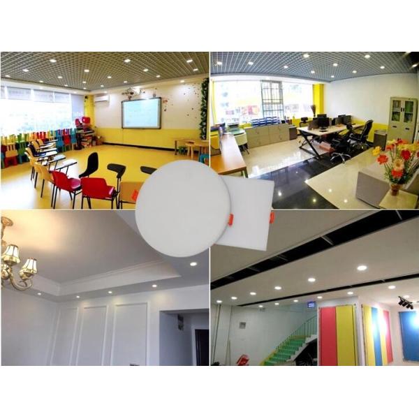 Thin No Frame ABS Recessed To Surface 36w Square Led Panel Light