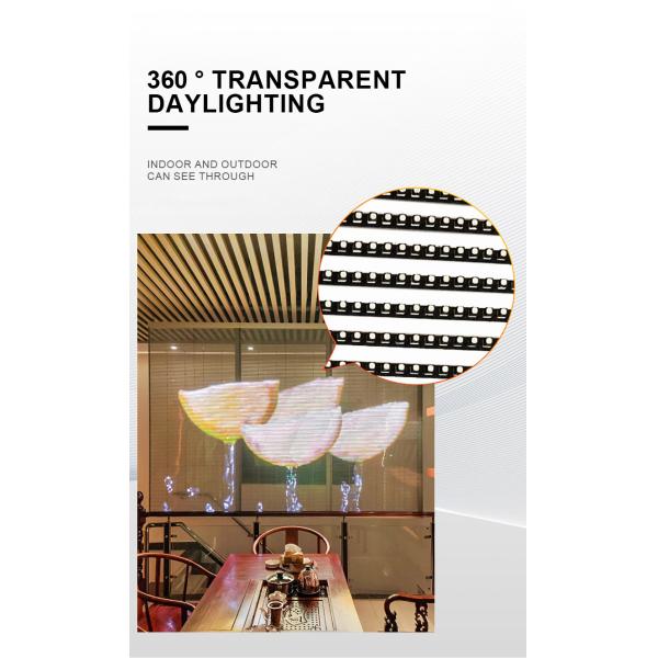 TV P2.5 P3.91 Transparent LED Display Screen LED Display Curtain Window Glass