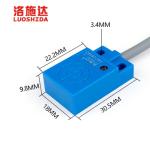 LUOSHIDA Square Inductive Proximity Sensor 12V / 24V DC Q17 Q18 Q18C Size ABS